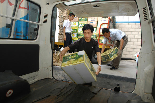 地震灾区   爱心梨   空运   长沙