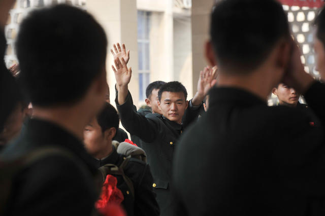 老兵   复员  长沙火车站