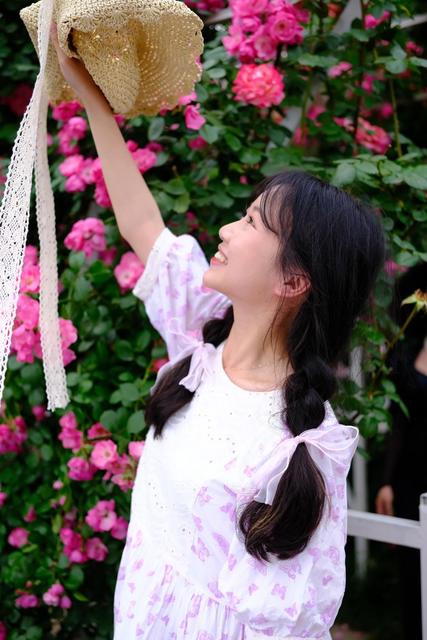 鲜花、美少女