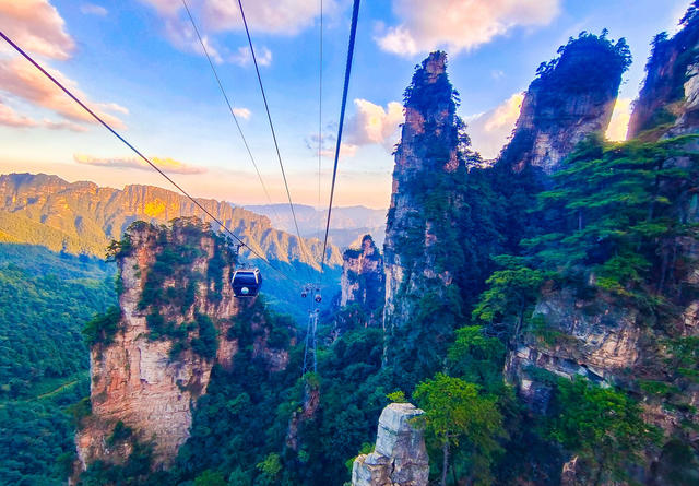 云雾  朝霞  晚霞  武陵源  天子山  张家界