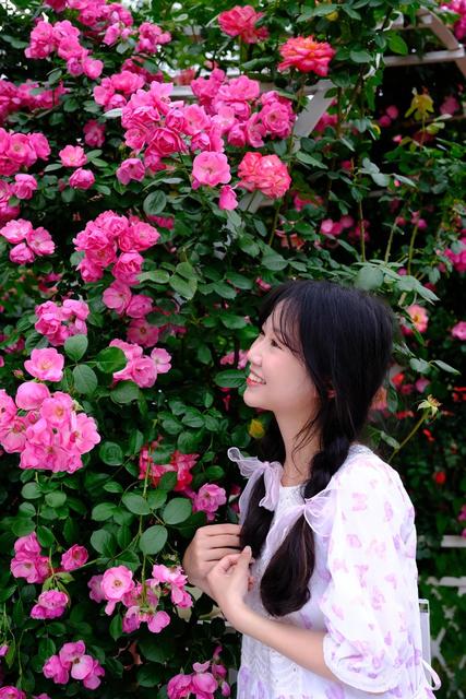 鲜花、美少女