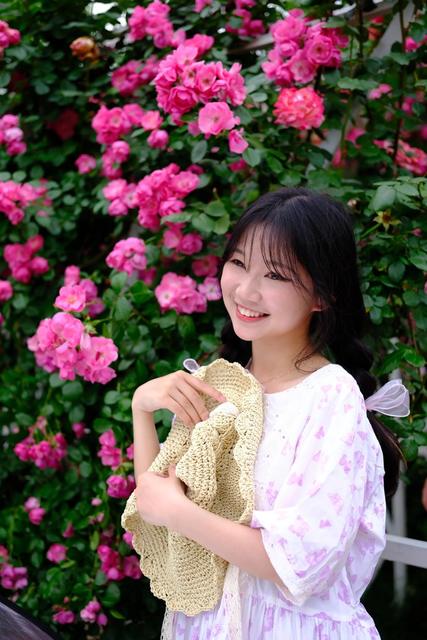 鲜花、美少女