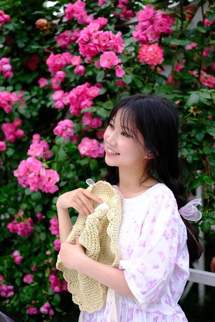 鲜花、美少女