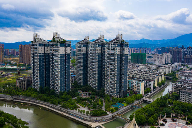 城市  房屋  建筑  全景  怀化