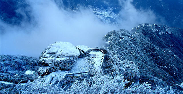 南岳衡山 衡山风光 会仙桥 冰雪 雾凇 雪景  旅行  名胜古迹 景点 