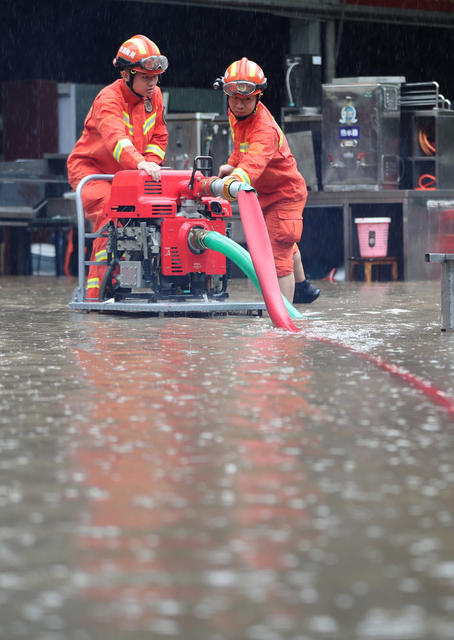 暴雨 积水 内涝 遇险 消防 救援 转移