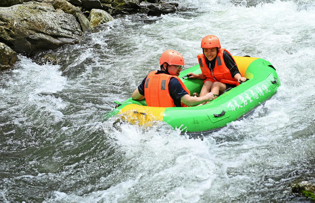 漂流 乡村游 旅游 河道  水 市民 经济复苏 