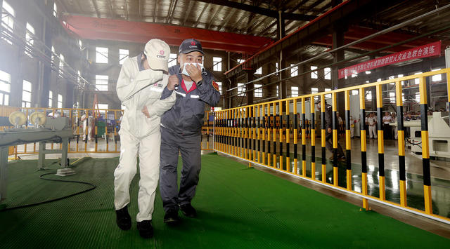 安全生产月，火灾应急联合演练