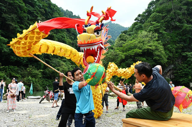 非遗文化  舞龙 文旅 旅游  乡村游 文化 农村 乡村振兴