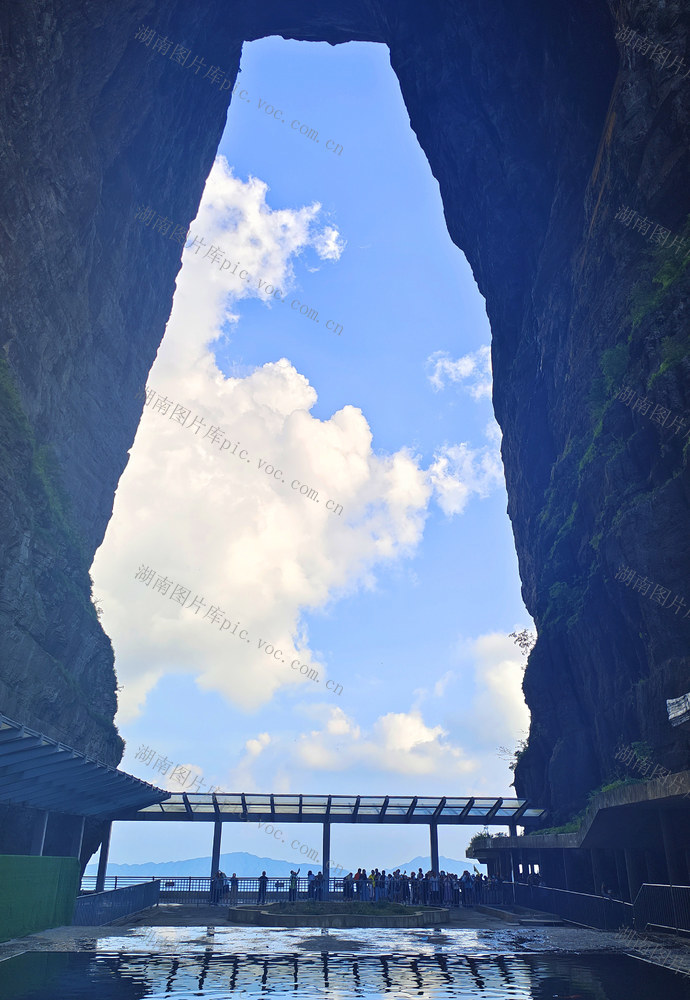 张家界 天门山 游客 暑期