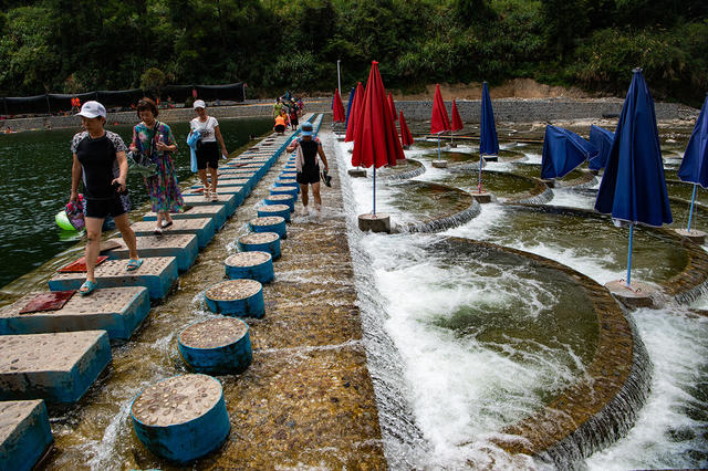 文旅  绿水青山  鱼鳞坝  网红点  怀化沅陵