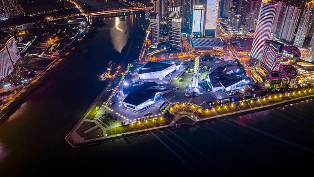 长沙夜景  北辰三角洲  大疆御3 航拍