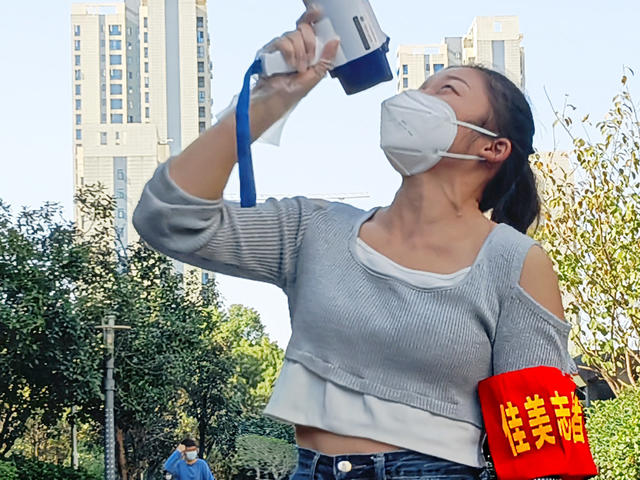 株洲全城静默，小区核酸检测，志愿者不懈努力。