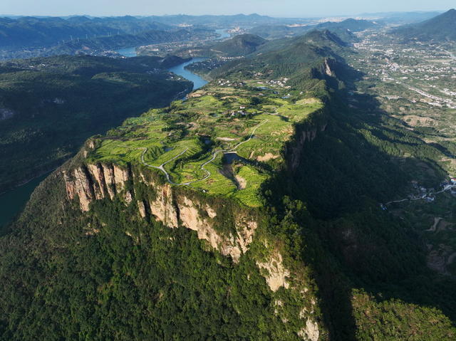 喀斯特桌山 澧水 方桌 台地 台山 张家界