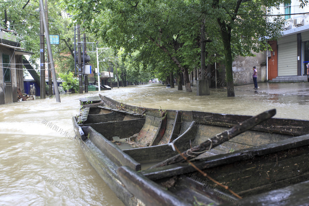 洪峰 洪水 资江 资水 暴雨 水位 特大洪水 防汛 救灾 湖南 桃江