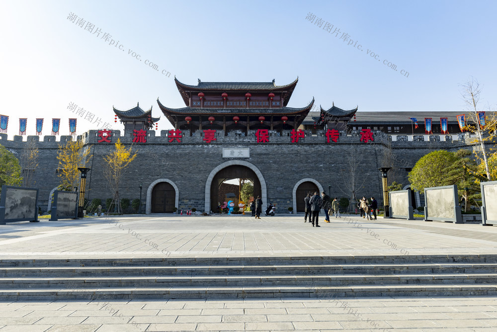 旅游 目的地 古城 大庸古城  张家界 古建筑 旅行 旅途 人文 风光 风景 景区 景点