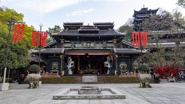 土司城 城堡 古建筑 旅游 景点 景区 土家族 木建筑 大庸 张家界 文化 传统文化 少数民族