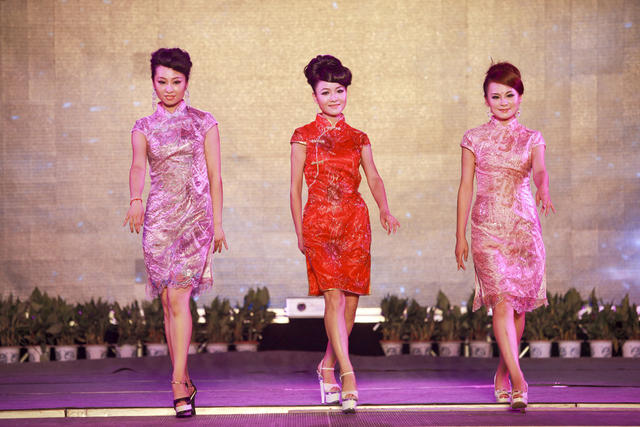 选美 比赛 文化活动 文艺 文化小姐 湖南赛区 选美比赛 晚会 颁奖  桃花江 