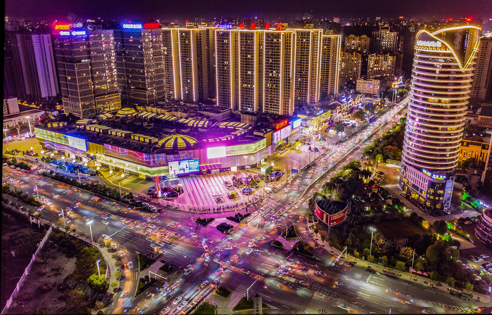 经济  夜市  夜景  城市烟火 怀化