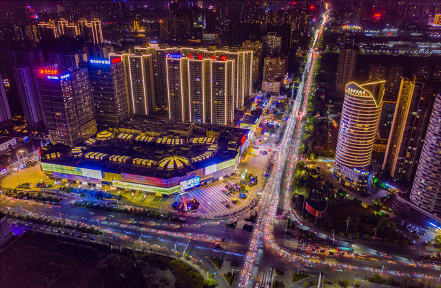 经济  夜市  夜景  城市烟火 怀化