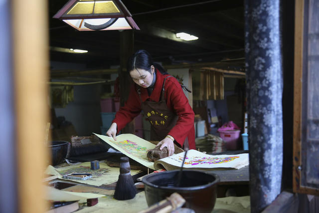春节 兔年 非遗 滩头年画 文化