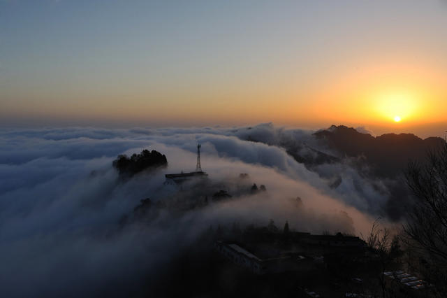 世界自然遗产 张家界 武陵源 天子山 云瀑