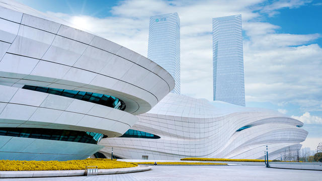 都市风光  现代建筑  长沙  梅溪湖  艺术中心