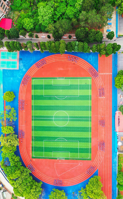 运动场  体育  跑操  农村学校