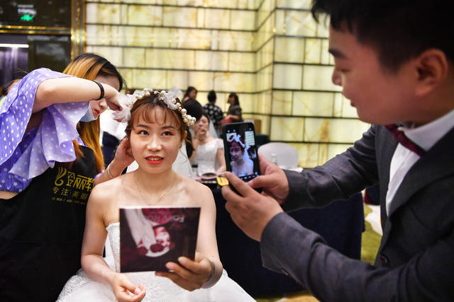 集体婚礼 医护人员 陈科文 童瑶