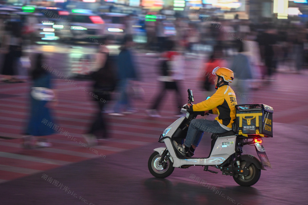  Take away Brother Scenery Changsha Cycling Distribution 