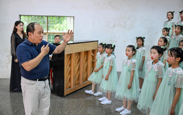 合唱节 合唱排练 表演 活动彩排 合唱团 中小学 音乐