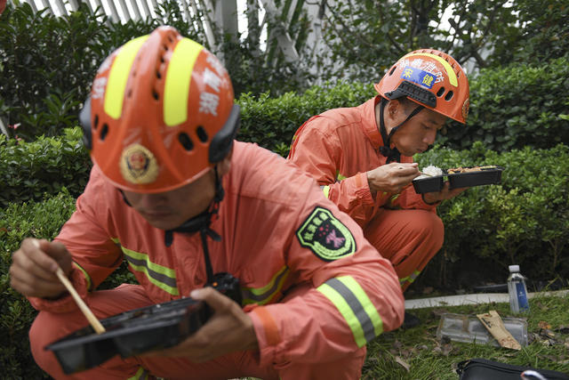 湖南消防 排涝 驰援郑州 救援队 消防指战员