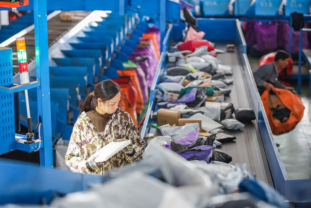 物流 快递  双十一 自动化 智慧物流 智能分拣 作业线 分拣