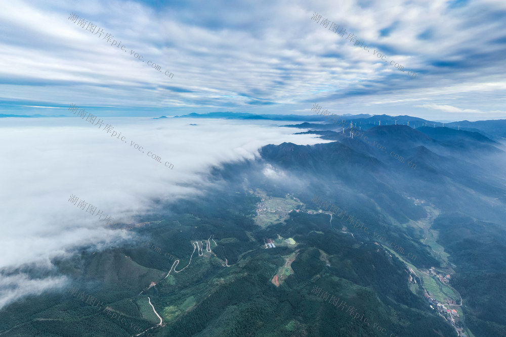 云海 高山 初冬 风景 风光 云雾 青山 生态