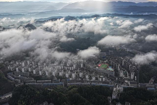 天气、大雾、城市、人居环境、自然风光