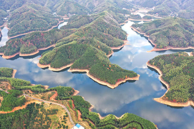 库区  景美  自然  风光  风景  旅游  水库  湖光山色
