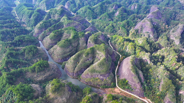 地质公园、丹霞地貌、环境、景观、旅游