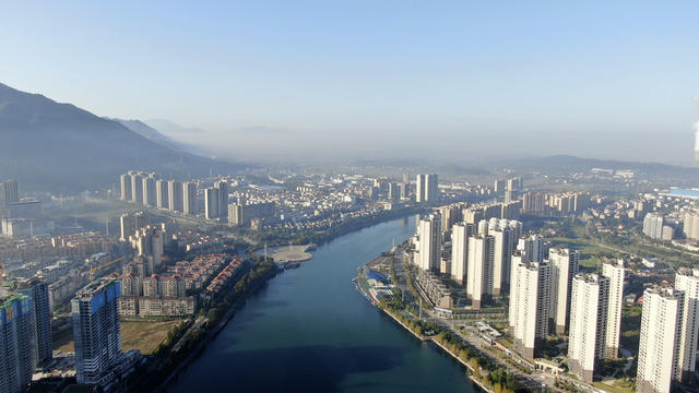 平流雾景观 云雾 城市 美如画