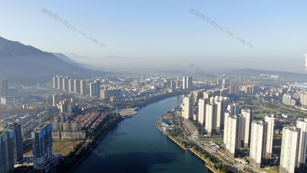 平流雾景观 云雾 城市 美如画