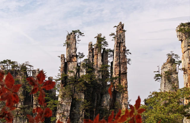 张家界 天子山 冬色 