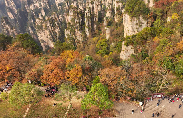 张家界 天子山 冬色 