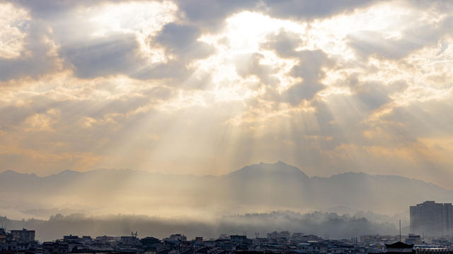 龙山 晨曦