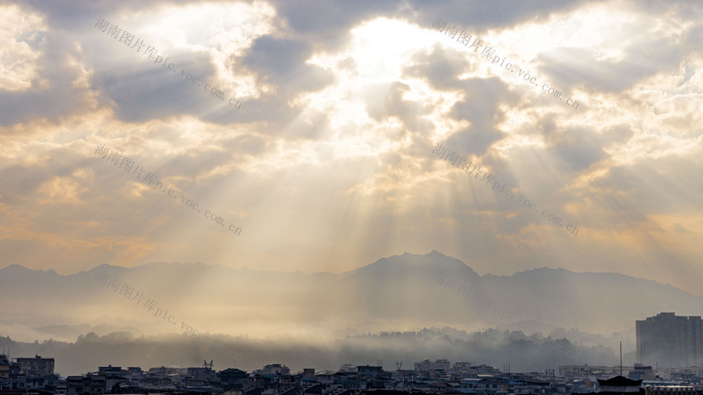 龙山 晨曦