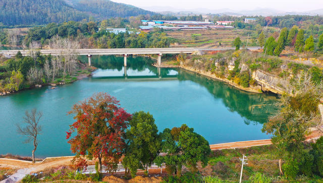风光  乡村  风景  路畅  水清