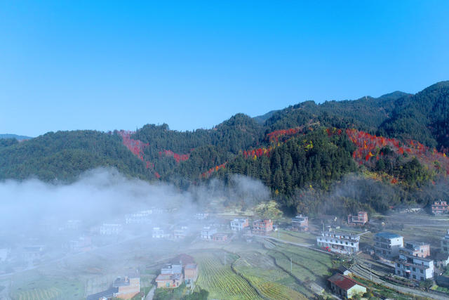 湖南桂东 溪源村 画 生态