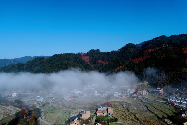 湖南桂东 溪源村 画 生态