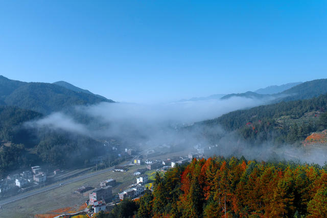 湖南桂东 溪源村 画 生态