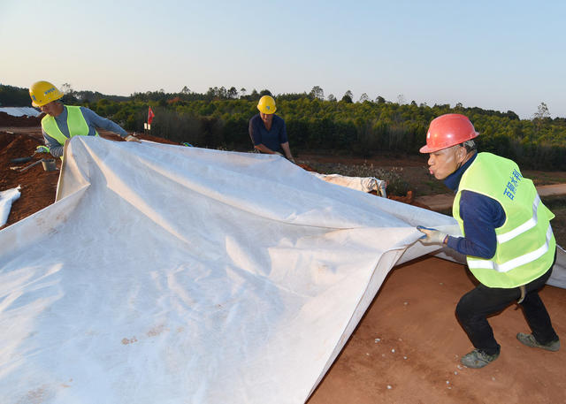 嘉禾：水利工程  加紧施工