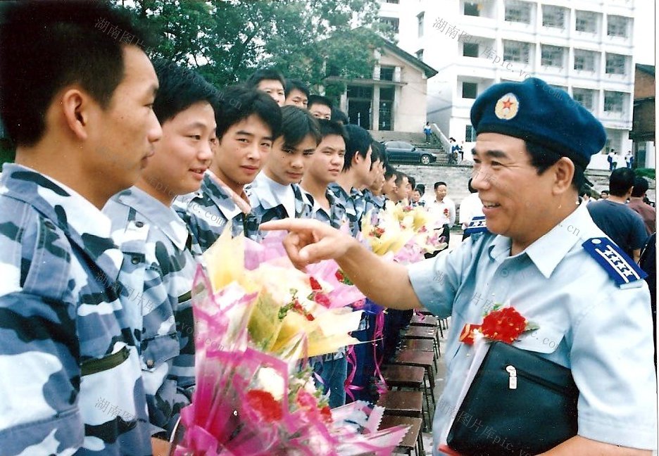 空军口首长囗接见口飞行口学员