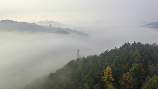娄底 初冬 美景 水洋村